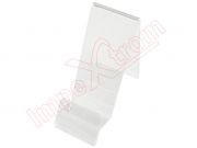 Plexi mobile vertical support, 4 centimeters wide base